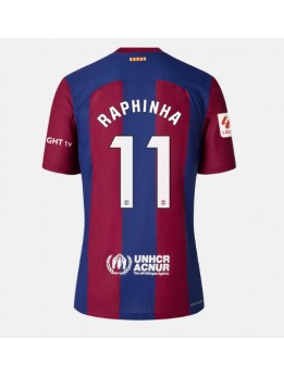 Ženski Nogometna dresi replika Barcelona Raphinha Belloli #11 Domači 2023-24 Kratek rokav